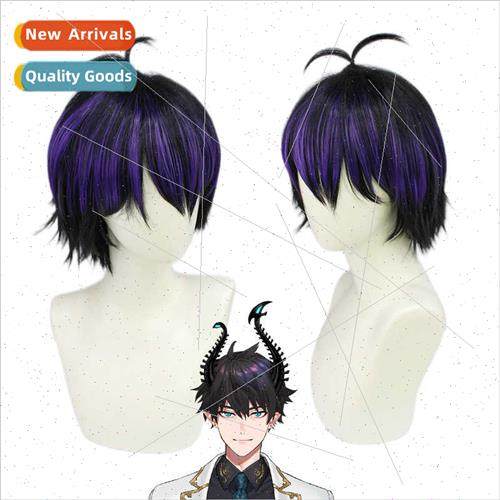 Rainbow Society cos wig EN six Ren Zotto vtuber virtual idol