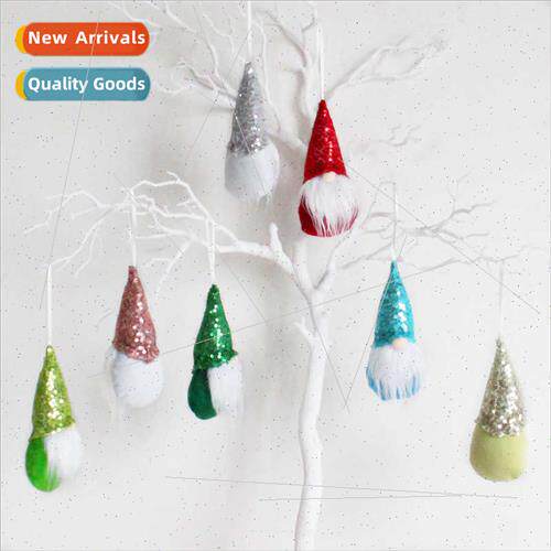 2021 Christmas Tree Hanging Decoration Sequins Faceless Doll