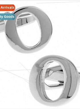 O alphabet cufflinks cufflinks men French buttons cufflinks