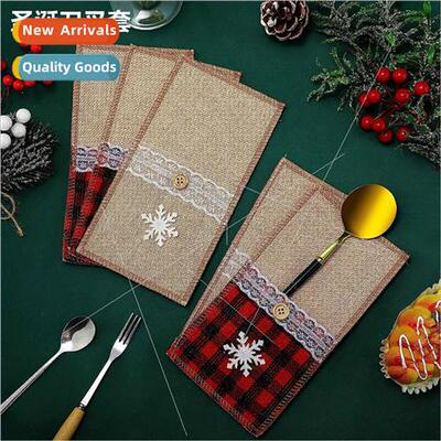 2023 New Christmas knife k set Christmas decorations restaur