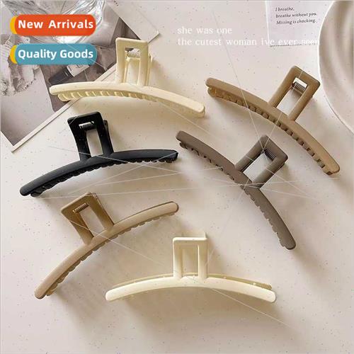 Oversized plate hair grab clip female fall winter hair volum