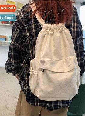 Drawstring Pocket Shoulder Bag Men Women Large Capacy Travel