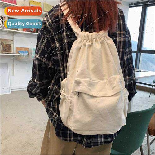 Drawstring Pocket Shoulder Bag Men Women Large Capacy Travel