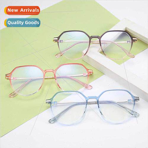2021 new TR90 men women wh prescription flat glasses Korean