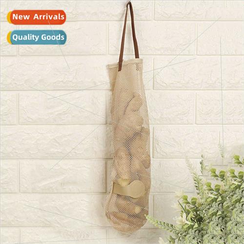 Tote fru vegetable hanging bag onion ginger garlic storage f