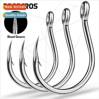 LUYA IRON PLATE HOOKS High-carbon steel blood groove hooks s