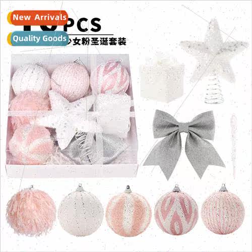 Christmas decorations ins pink boutique foam Christmas ball