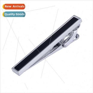 new high black tie simple clip onyx copper grade