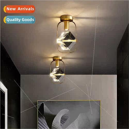 -modern light luxury led entrance light entry hall lamp simp