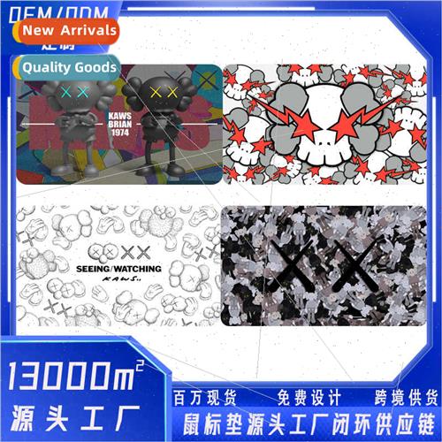 Sesame Set Kaws Mouse Pad Large  Cartoon Graffi Gaming Large