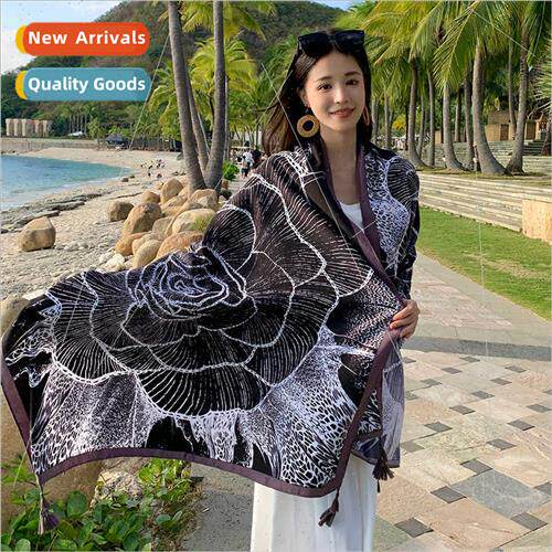 Korean  black rose spring summer light paragraph imation cot