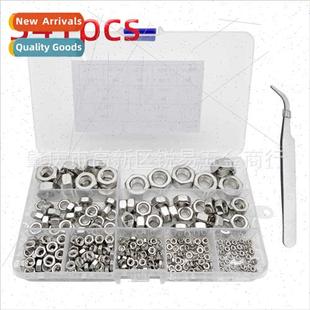 M12 stainless hexagon boxed nuts DIN934 304 341pcs steel