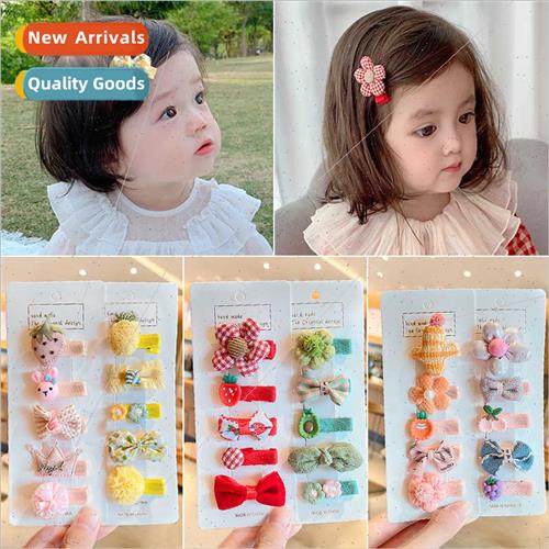 Hair clips female baby hair volume small infants young child
