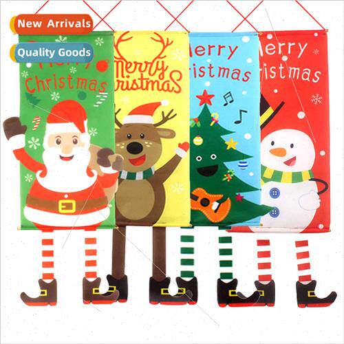 New Christmas decorations Christmas e old man elf hanging fl