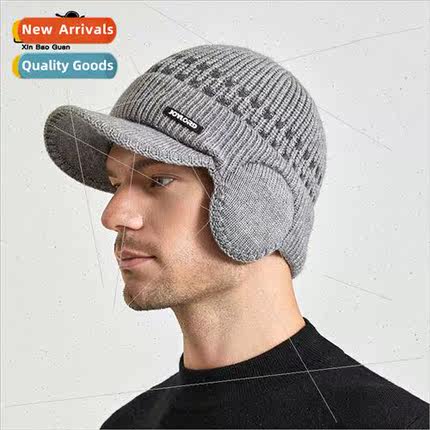 9149 winter padded men pullover cap ear protection baseball