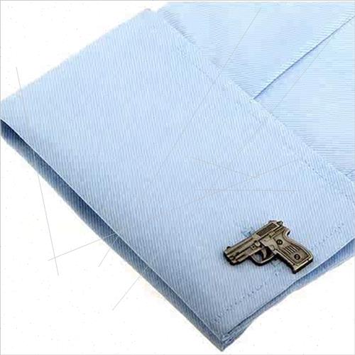 lver Gray Pistol Cufflinks Cufflinks Available A6022
