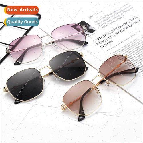Sunglasses female Korean set shooting small face  myopic dri