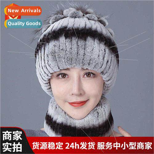 New otter fur fur cap children fall winter warm neck fashion