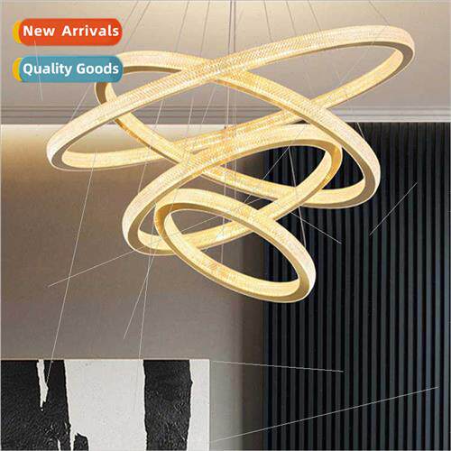 ving room light Scandinavian simple modern atmosphere villa