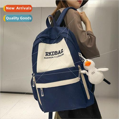 New students shoulder bag Korean letters junior campus schoo