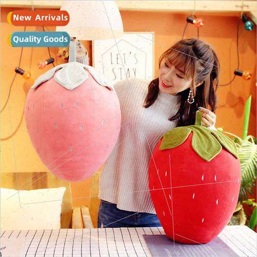 New strawberry pillow down cotton dolls bed press dolls to s
