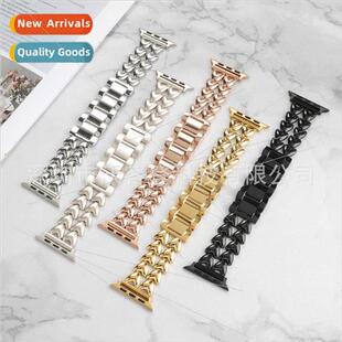适用Apple Double Row Love Alloy Metal Watch Bapple watch8/SE