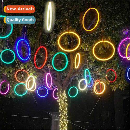 led luminous circle ing ring cy set outdoor waterproe holida