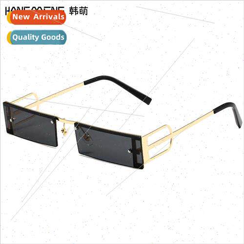 ins fashion square small frame sunglasses women Europe nd hi