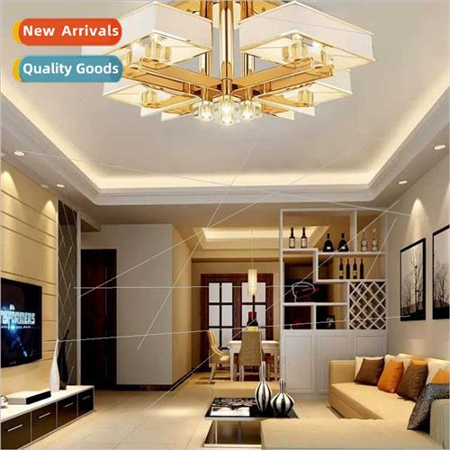 Scandinavian living room chandelier modern simple gold luxur