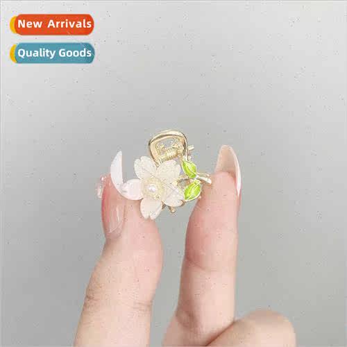 Mori system flowers hairpin female side ehead bangs clip min