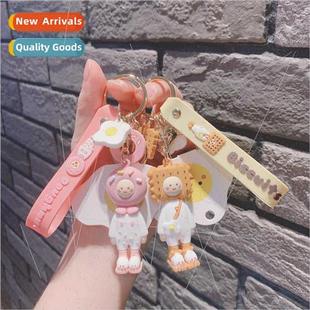 keychain charm bag UOVOFRIENDS book pendant cute food