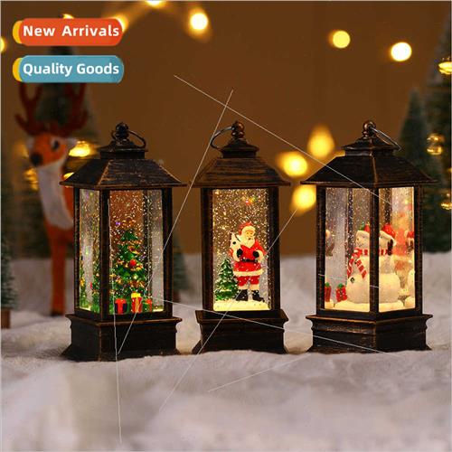 Christmas decorations ornaments small oil lamp inside wind l