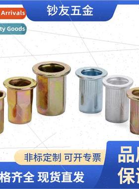 Color zinc plated round head vertical rivet nut M4 M5 M6 riv