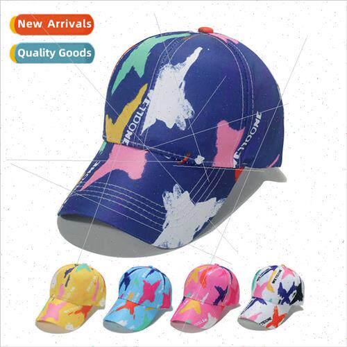 Spring summer new colour graffi letters baseball cap persona