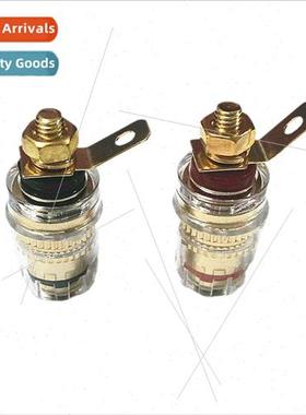 Copper gold-plated terminal block crystal terminal block aud