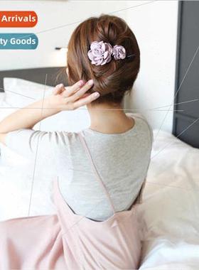 Korean hair accessories flowers twisted clip eight clip Kore