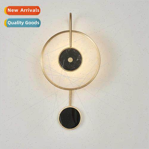 Scandinavian post-modern light luxury marble wall lamp perso