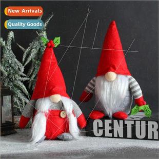 Man Doll Window Cherry Gnome Old Decoration Standin Faceless