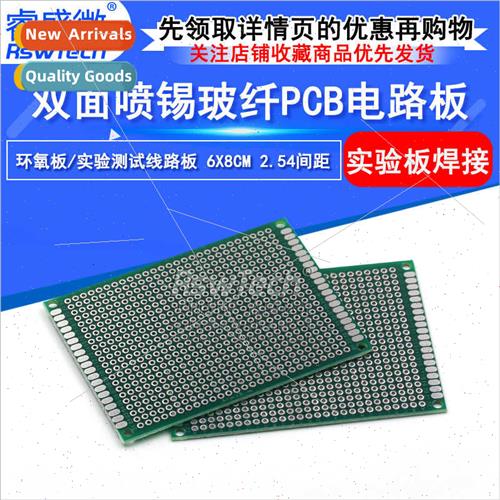 Green Oil Double ded Panel 6X8CM Double de Tin Spraying Boar