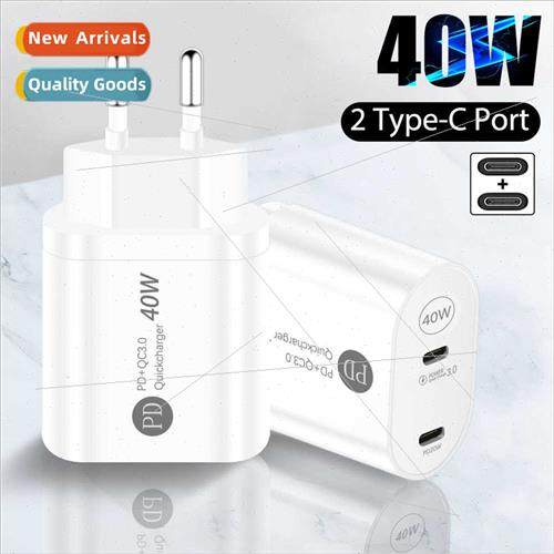 Dual PD 40W fast charger type-cPD dual port fast charger 适