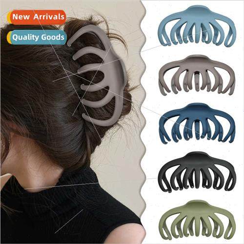 Extra large 13cm hair volume shark clip scrunchies chrysanth