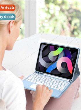 适用2021 ipad10.9 bluetooth keyboard case 10.2 touch keyboar