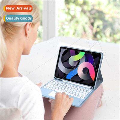 适用2021 ipad10.9 bluetooth keyboard case 10.2 touch keyboar