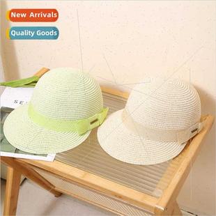 equestr ladies Korea duck tongue Japan sun hat straw shading