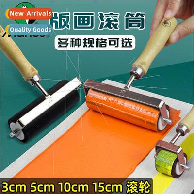 Printmaking roller roller barrel woodcut glue plate 3 inch 4