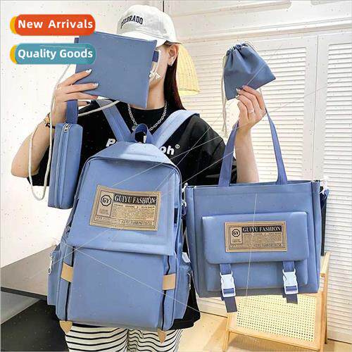 new Korean nd middle school shoulder bag large capacy lightw