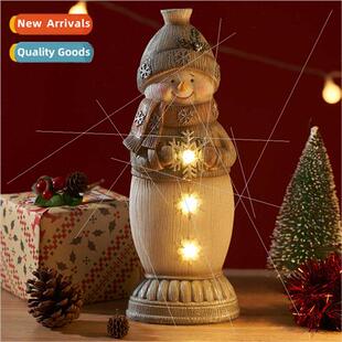 Christmas cute snowman doll ornaments Europe home room deskt