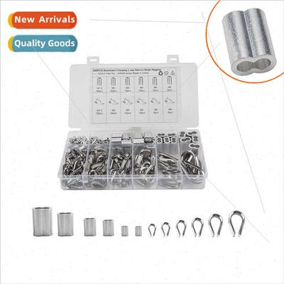 240pcs boxed-6 sizes Stainless 304 wire rope cock rings 8 ho