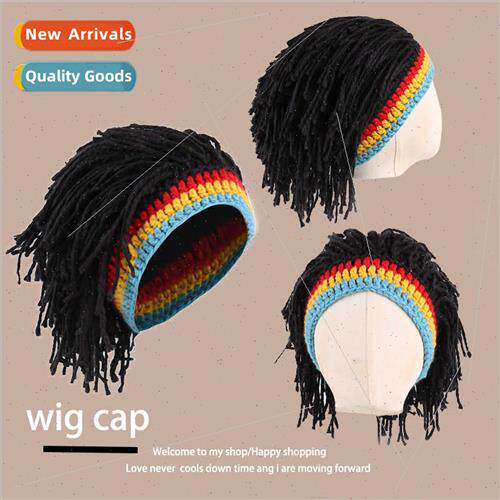 Halloween Reggae Caveman Woolen Wig Hat Spooky Styling Photo