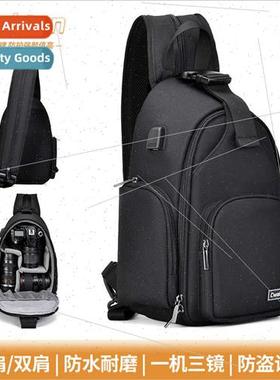 HK DSLR Camera Bag Outdoor WaterproCamera Bag Shoulder Cross